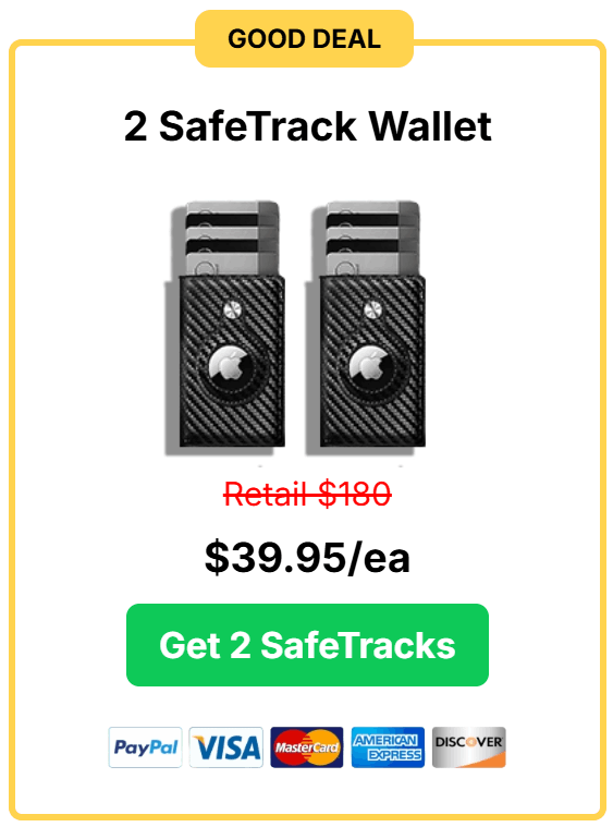 SafeTrack Wallet offer price 