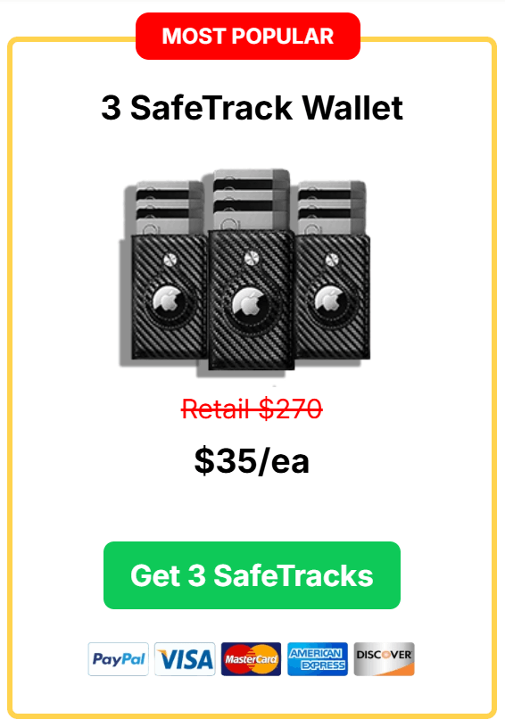SafeTrack Wallet offer price 