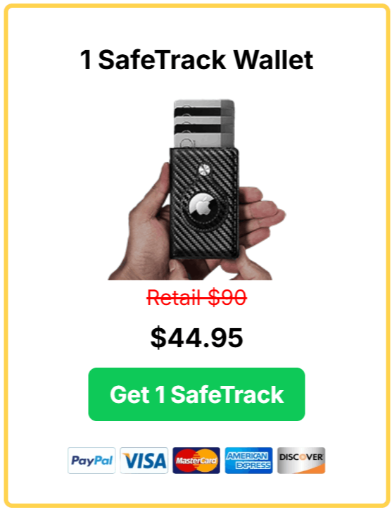 SafeTrack Wallet offer price 